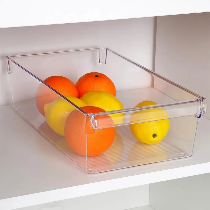 Organizer Do Lodówki 36 x 20,5 x 10 cm Tworzywo Przezroczyste MEBLIVA