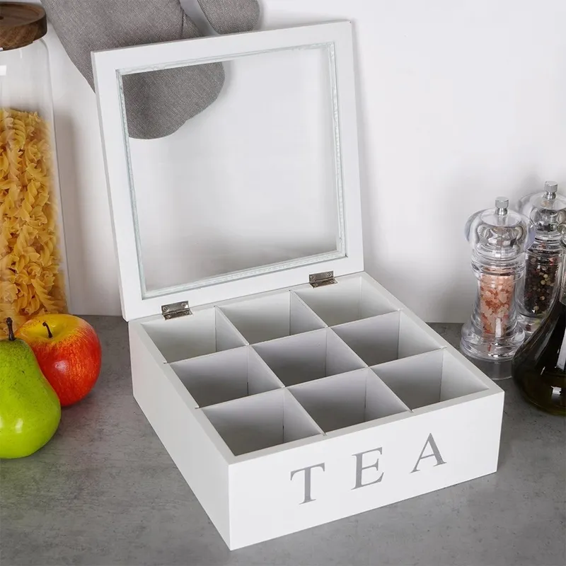 Pojemnik Organizer Szkatułka Na Herbatę EXCELLENT HOUSEWARE MEBLIVA