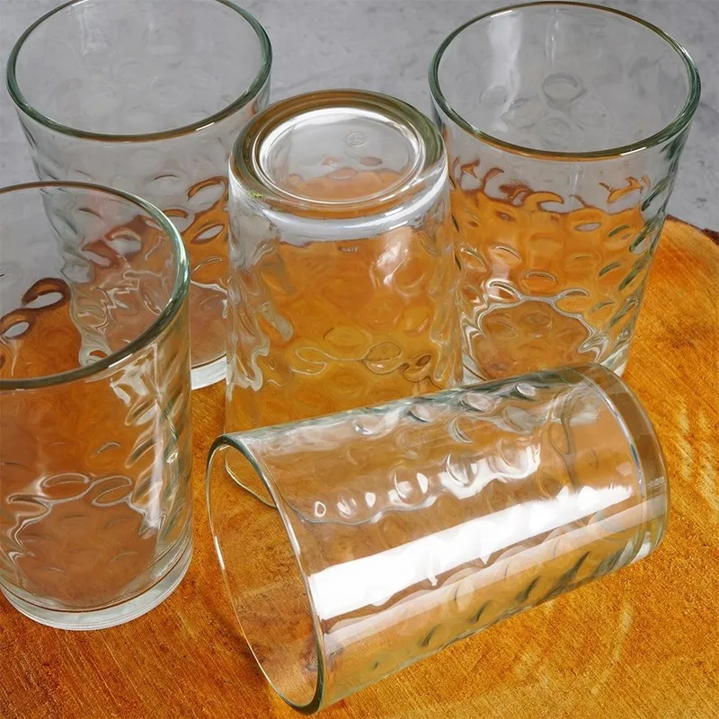 Szklanki Zestaw 8 szt. 200 ml EXCELLENT HOUSEWARE Zdobione MEBLIVA