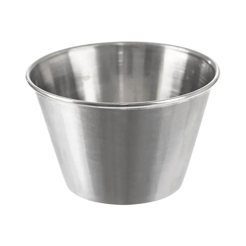 Miseczka Na SOS 9,5 cm 240 ml Stal Nierdzewna Do Zmywarki MEBLIVA - Srebrna