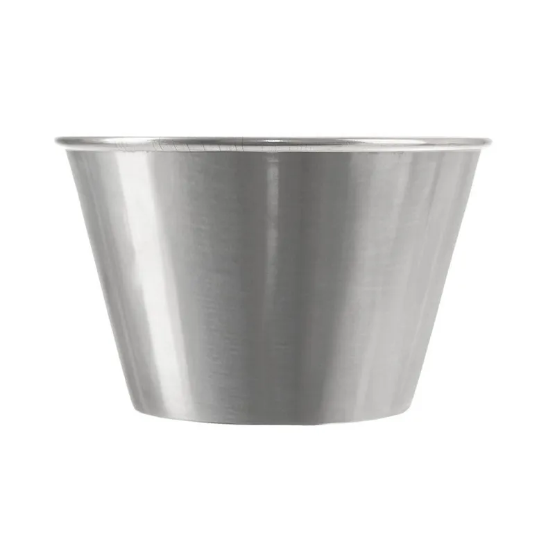 Miseczka Na SOS 9,5 cm 240 ml Stal Nierdzewna Do Zmywarki MEBLIVA - Srebrna