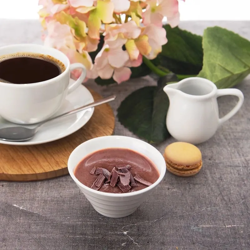 Mlecznik Porcelanowy MONA 260 ml Do Zmywarki I Mikrofali MEBLIVA - Biały