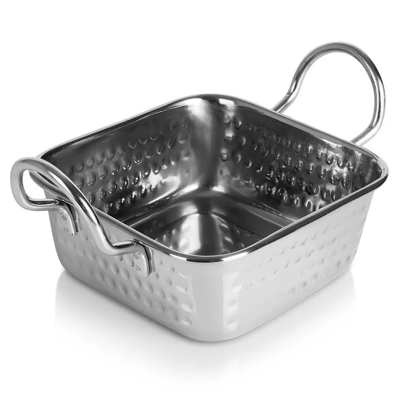Naczynie Do Serwowania 11,5 x 11,5 cm 400 ml Stal Nierdzewna MEBLIVA