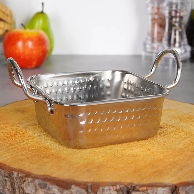 Naczynie Do Serwowania 11,5 x 11,5 cm 400 ml Stal Nierdzewna MEBLIVA