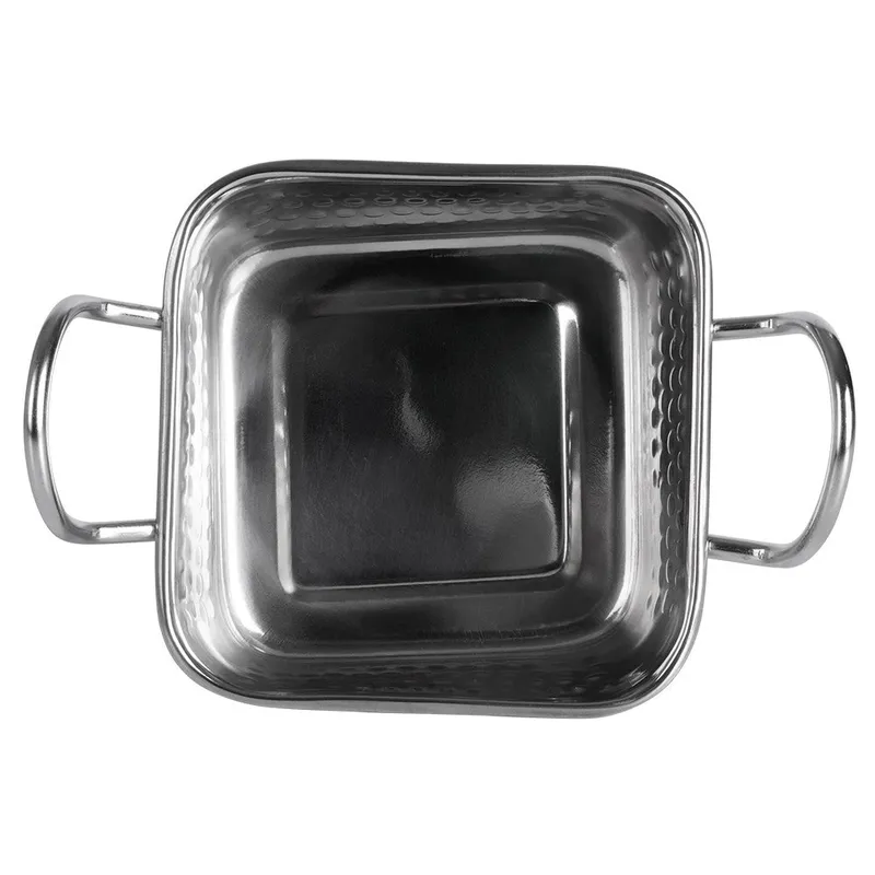 Naczynie Do Serwowania 11,5 x 11,5 cm 400 ml Stal Nierdzewna MEBLIVA