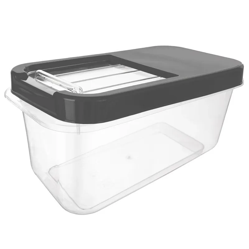 Pojemnik Na Karmę Proszek 7,5 l Przesuwne Zamknięcie 35 x 19,5 cm MEBLIVA