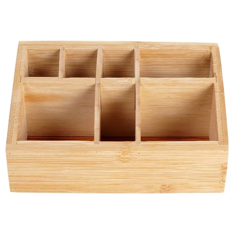 Organizer Na Kosmetyki Bambusowy 17 x 10 x 8 cm ELEGANZA Siedem MEBLIVA