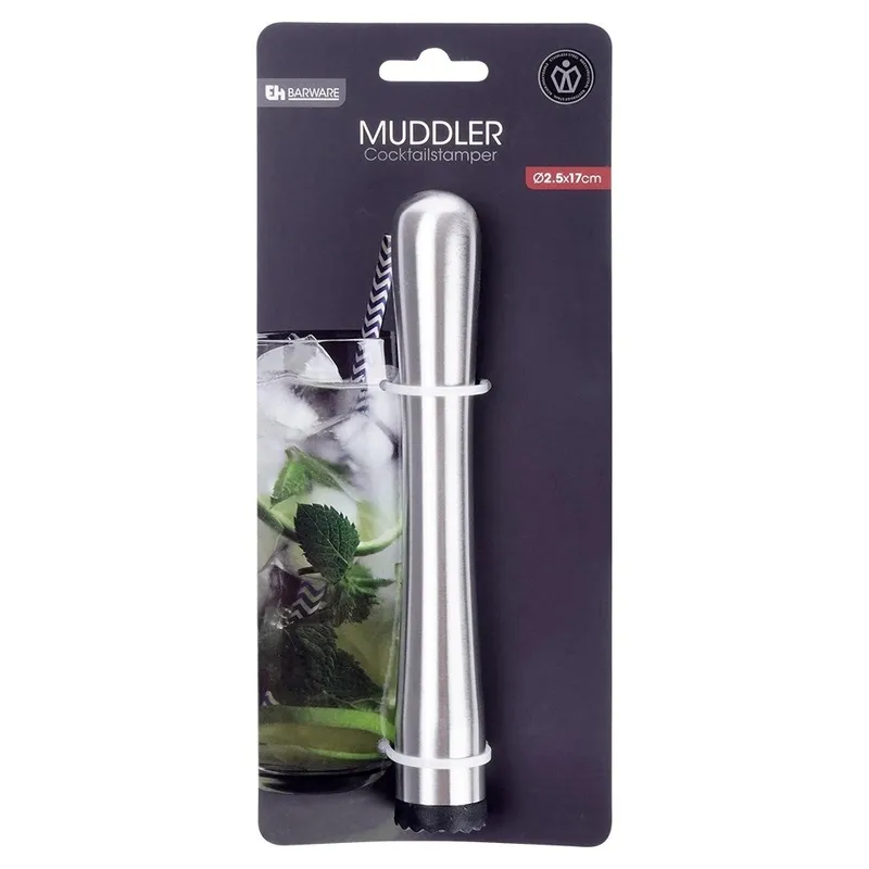 Tłuczek Barmański Muddler Stalowy EXCELLENT HOUSEWARE 17,5 cm MOVEMANIA