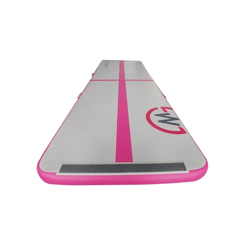 Airtrack Mata Gimnastyczna 300 x 100 x 10 cm MOVEMANIA - Różowa-Szara