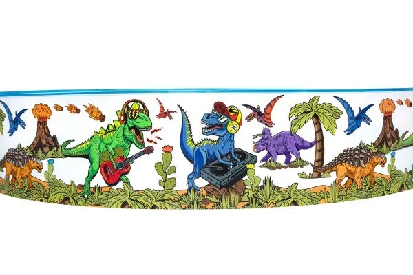 Basen Brodzik Dla Dzieci Do Kąpieli Zabawy Ogrodowy Dinozaury 244 MOVEMANIA