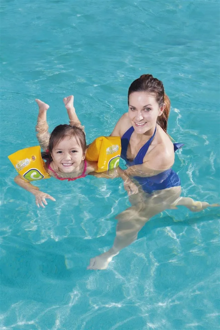 Dmuchane Motylki Rękawki Do Pływania Wody Na Ręce MOVEMANIA - Żółte