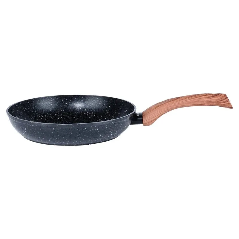 Patelnia Indukcja Granitowa Nieprzywierająca Solidna Trwała 24 cm MEBLIVA