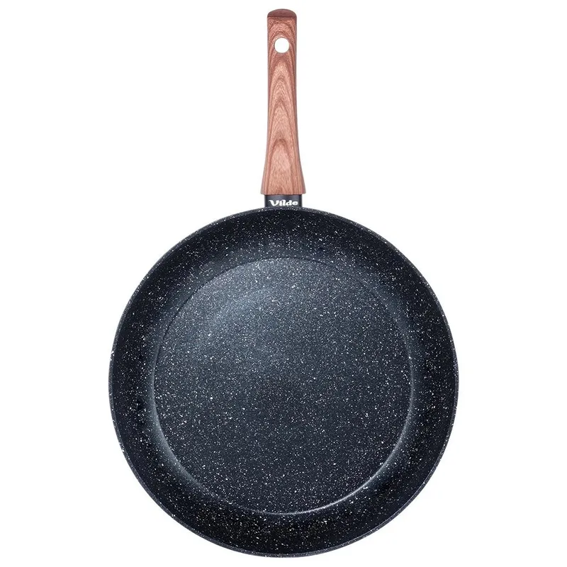 Patelnia Indukcja Granitowa Nieprzywierająca Solidna Trwała 32 cm MEBLIVA