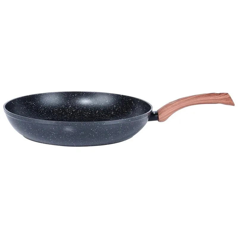 Patelnia Indukcja Granitowa Nieprzywierająca Solidna Trwała 32 cm MEBLIVA