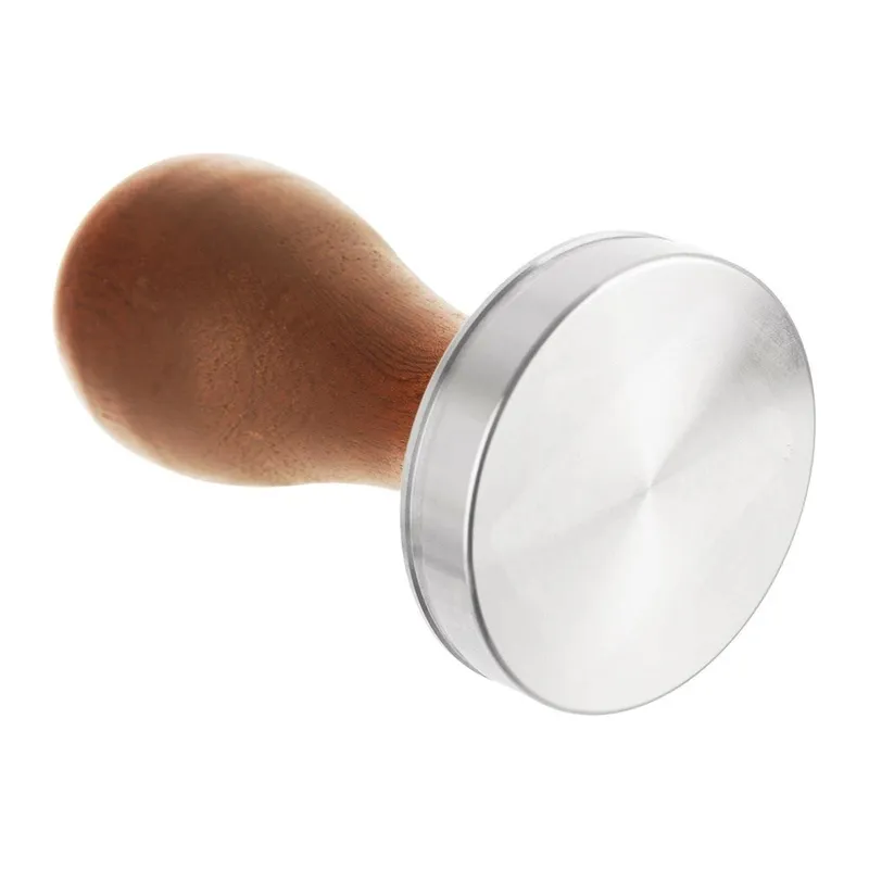 Tamper Ubijak Do Kawy Stalowy Drewniany Solidny Wytrzymały 50 mm MEBLIVA