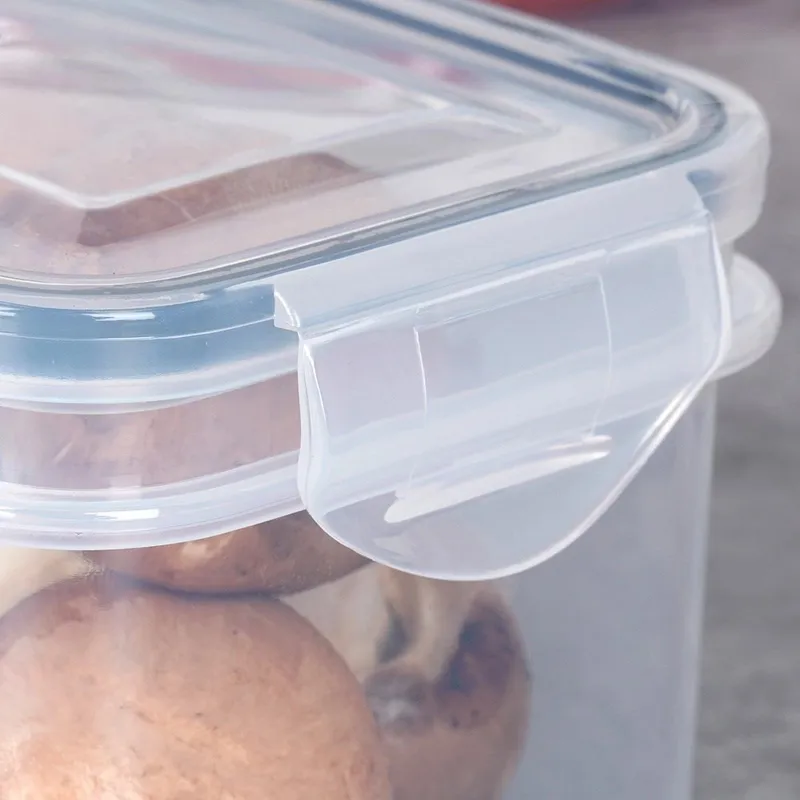 Zestaw Pojemniki Na Żywność Z Pokrywką Plastikowe Kuchenne 7 szt. MEBLIVA
