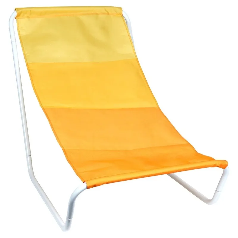 Leżak Plażowy Składany Metalowy Z Torbą Transportową 86 x 51,5 cm GARDIVA