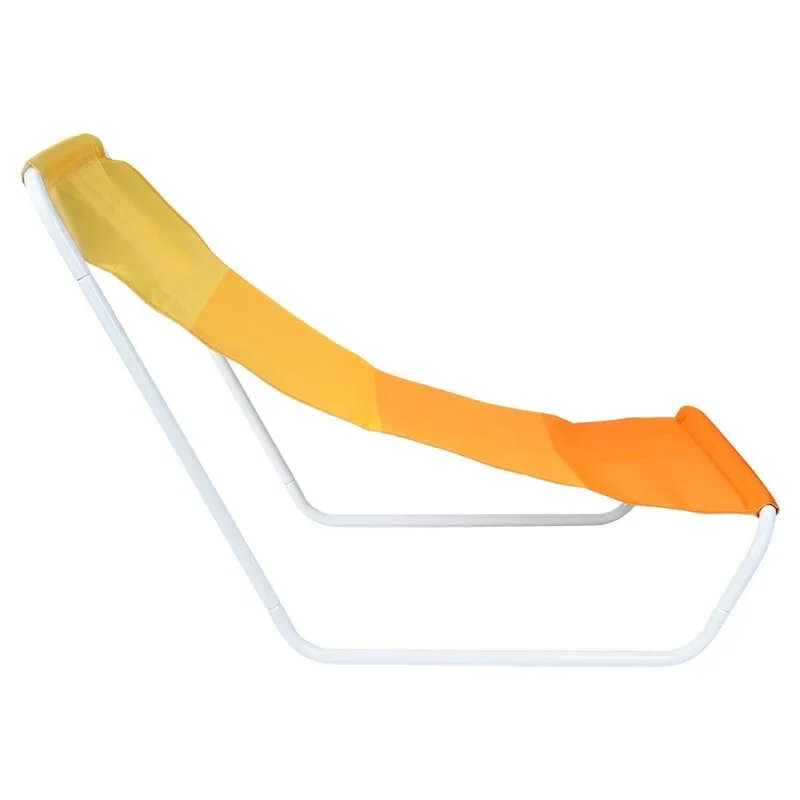 Leżak Plażowy Składany Metalowy Z Torbą Transportową 86 x 51,5 cm GARDIVA