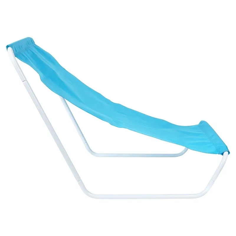Leżak Plażowy Składany Metalowy Z Torbą Transportową 86 x 51,5 cm GARDIVA