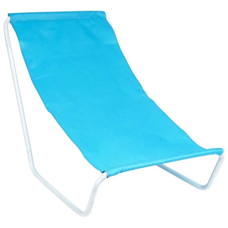 Leżak Plażowy Składany Metalowy Z Torbą Transportową 86 x 51,5 cm GARDIVA
