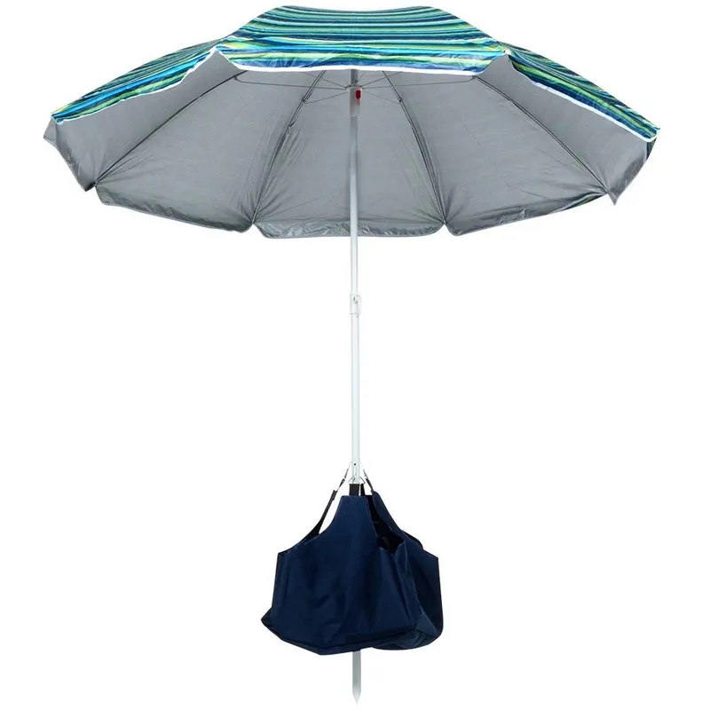 Parasol Plażowy Z Podstawą Stojakiem Regulowany 147 cm GARDIVA