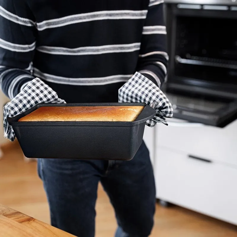 Forma Do Wypiekania Chleba Z Pokrywką Żeliwna 35 cm 3 l MEBLIVA