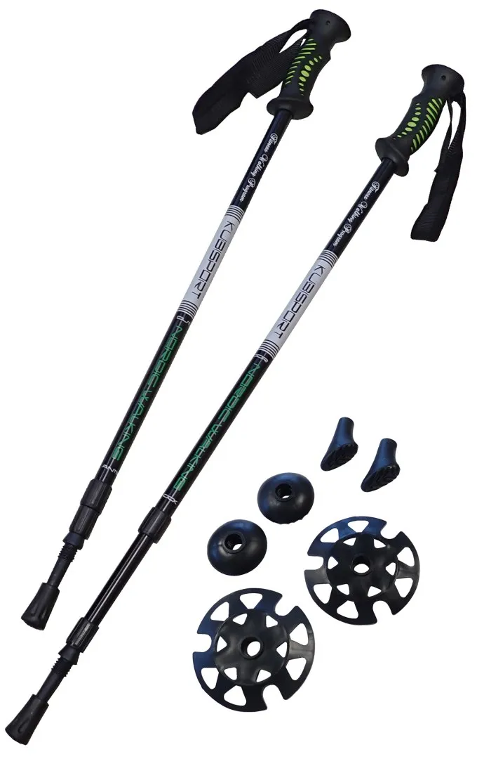 Kije Trekkingowe Do Nordic Walking Składane Antishock 72-145 cm MOVEMANIA