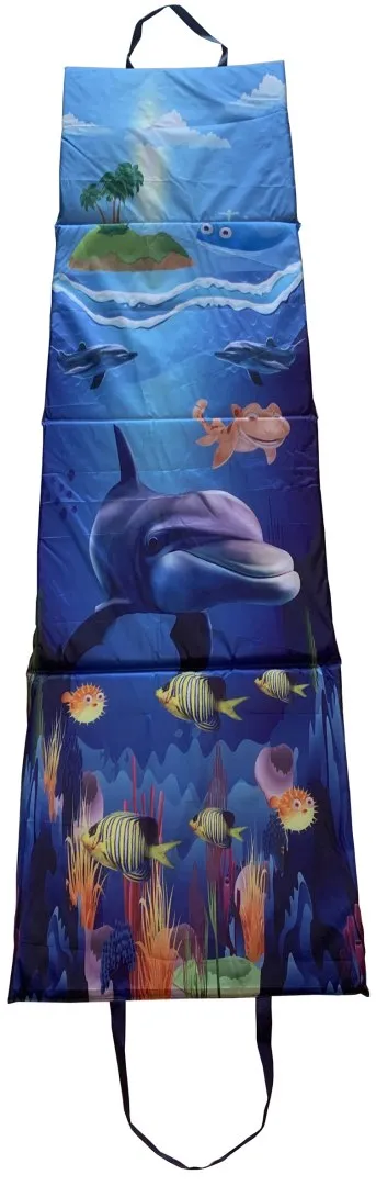 Koc Plażowy Mata Leżanka Leżak Składany Wodoodporny 180x48 cm MOVEMANIA