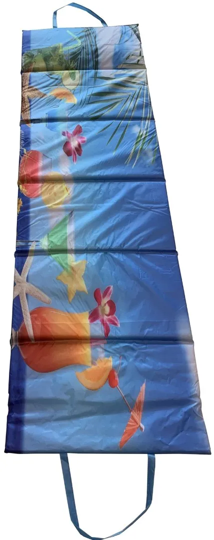 Koc Plażowy Mata Leżanka Leżak Składany Wodoodporny 195x55 cm MOVEMANIA