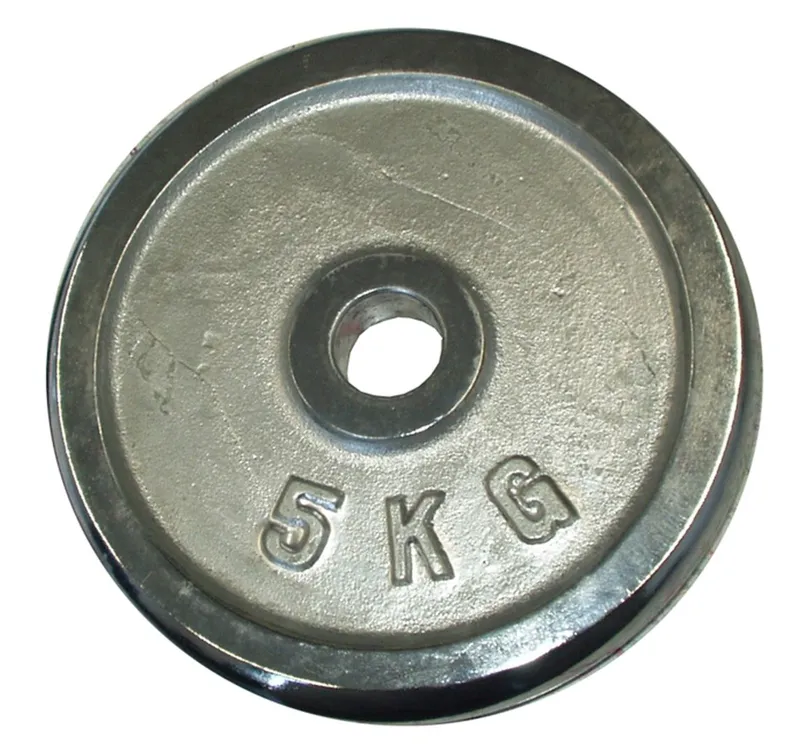 Obciążenie Talerz Chromowany Do Gryfów Ćwiczeń 5 kg 25 mm MOVEMANIA