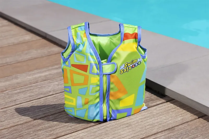 Dziecięca Kamizelka Do Pływania Regulowana BESTWAY Aquastar Swim MOVEMANIA