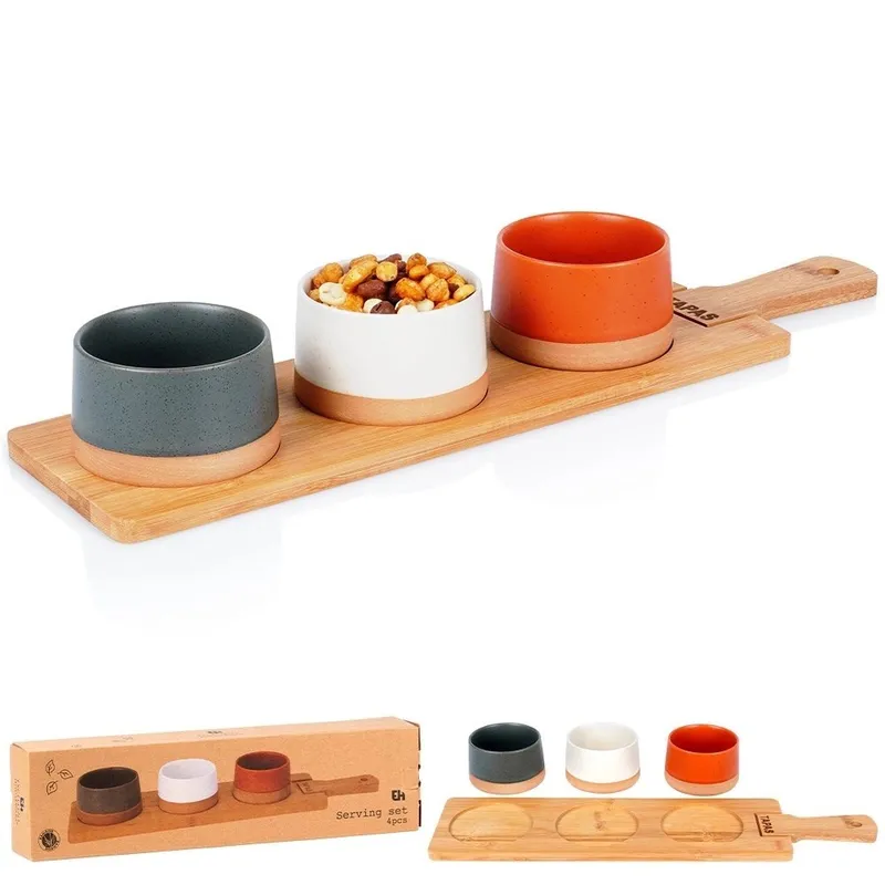 Miseczki Na Przekąski Przystawki Ceramiczne EXCELLENT HOUSEWARE 48 MEBLIVA