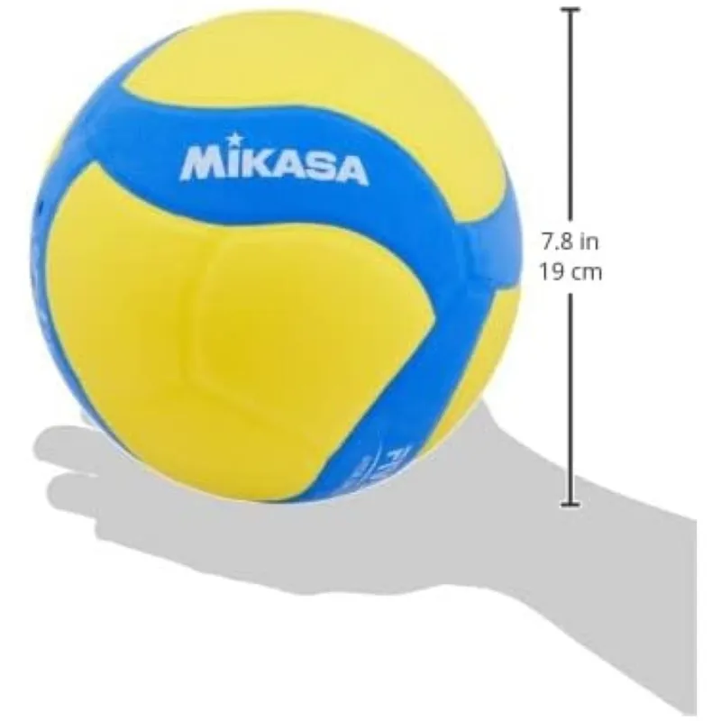 Piłka Do Siatkówki MIKASA Siatkowa Halowa Rozmiar 4 VS160W - Niebieska