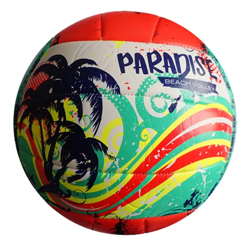 Piłka Do Siatkówki Plażowej Siatkowa Paradise MOVEMANIA - Czerwona