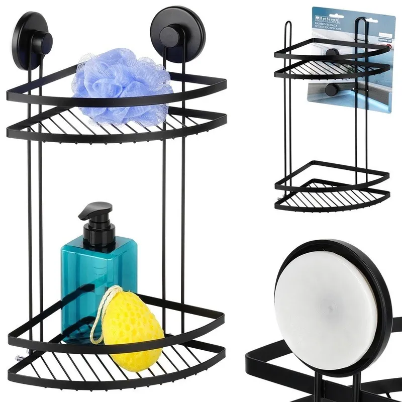 Półka Pod Prysznic Prysznicowa Metalowa Narożna BATHROOM SOLUTIONS MEBLIVA