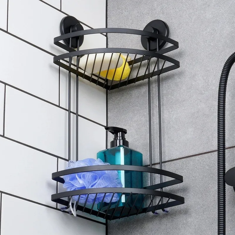 Półka Pod Prysznic Prysznicowa Metalowa Narożna BATHROOM SOLUTIONS MEBLIVA