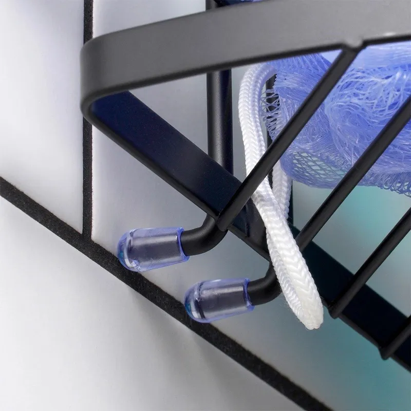 Półka Pod Prysznic Prysznicowa Metalowa Narożna BATHROOM SOLUTIONS MEBLIVA
