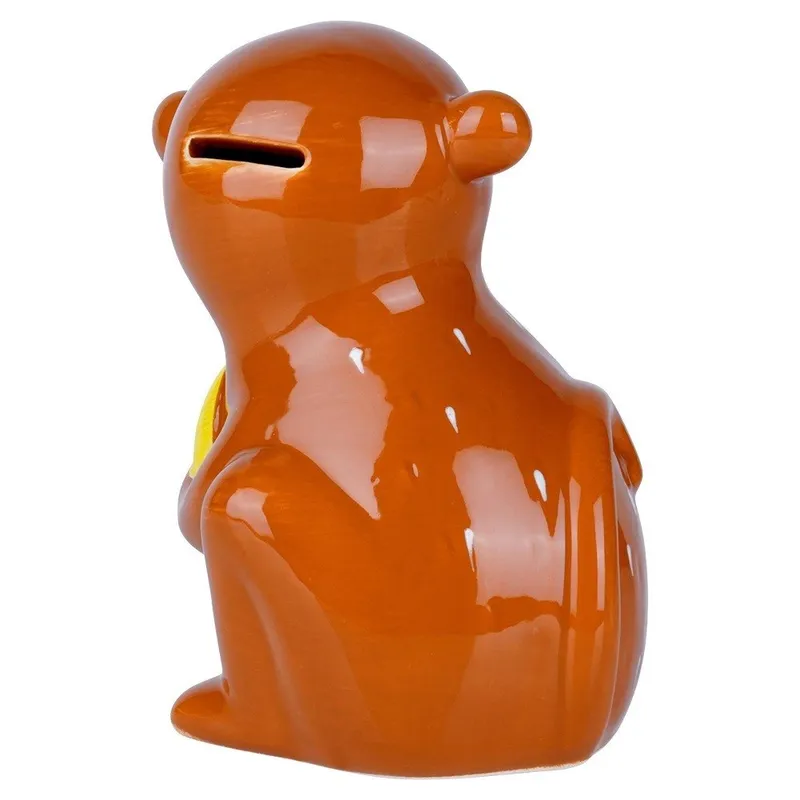Skarbonka Ceramiczna Małpka Na Prezent Dla Dzieci Dorosłych MEBLIVA
