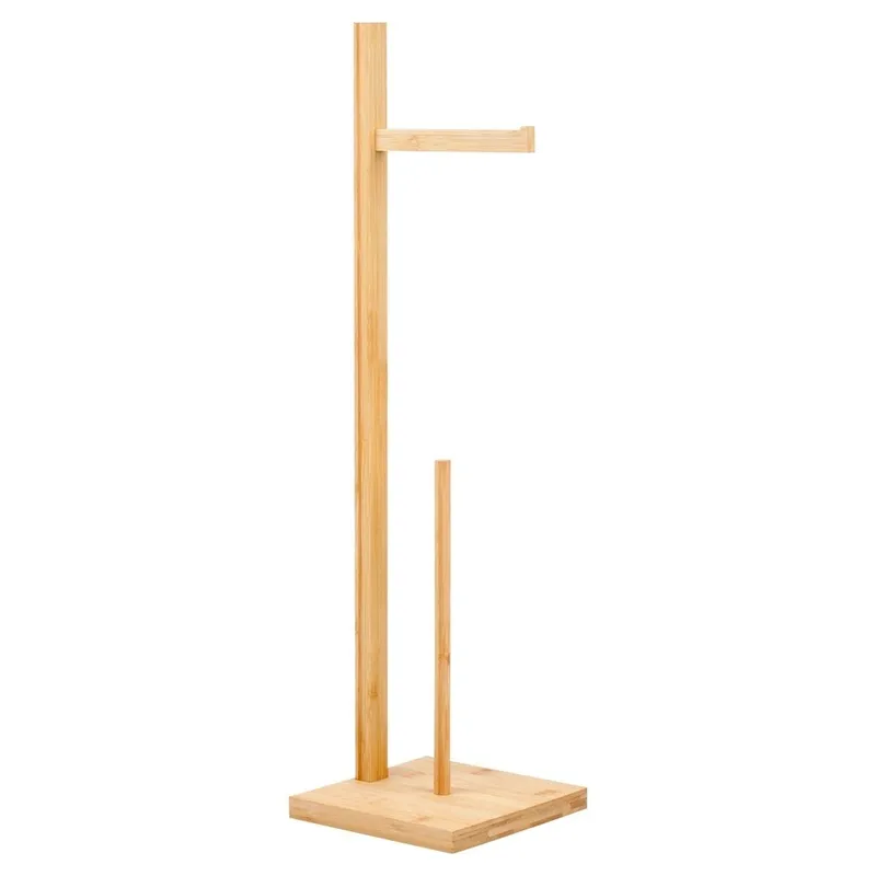 Stojak Na Papier Toaletowy Drewniany Bambusowy Stabilny Solidny 70 MEBLIVA