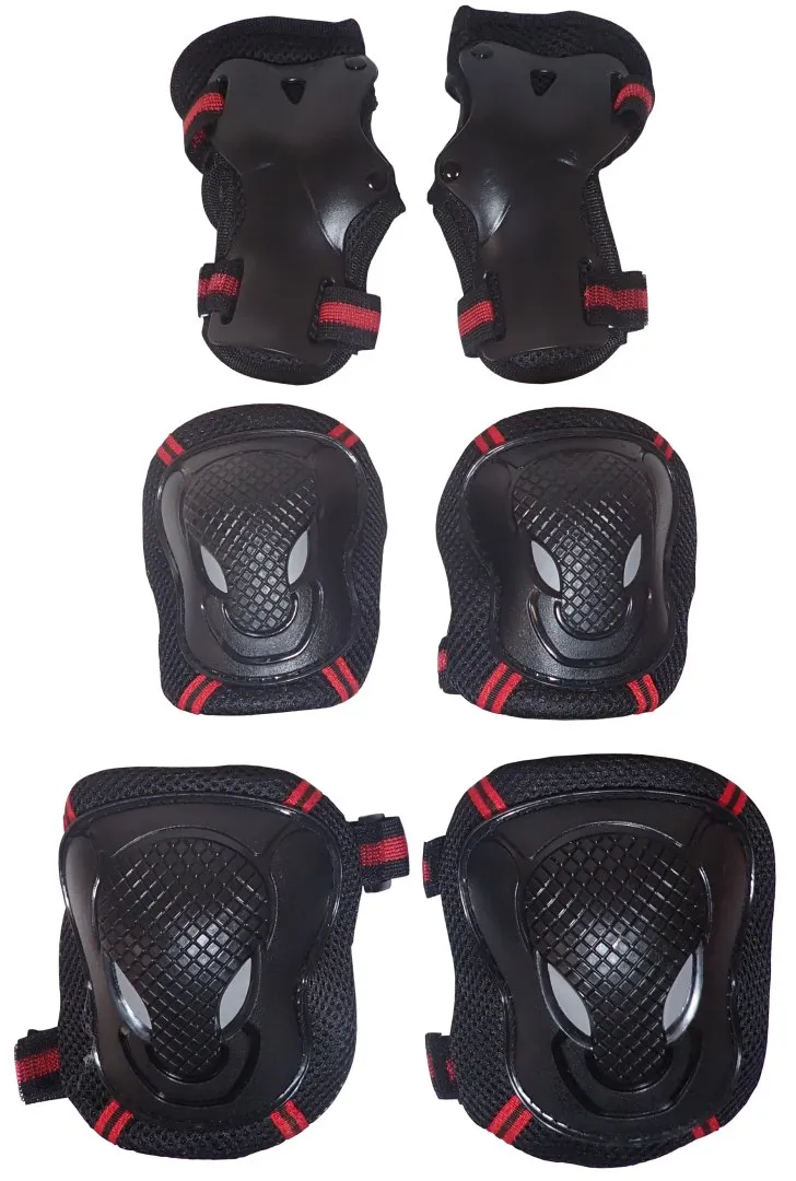 Zestaw Ochraniaczy Na Rolki Deskorolkę Rower 3w1 Rozm XL MOVEMANIA - Czarne