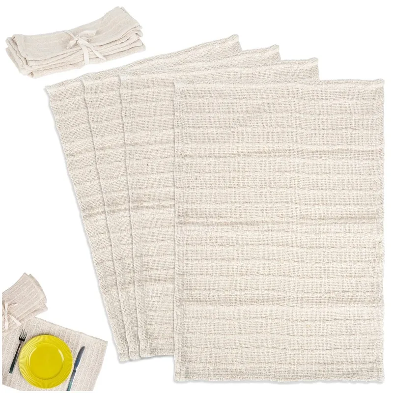 Komplet Zestaw 4 Podkładek Na Stół HOME STYLING COLLECTION Bawełna MEBLIVA