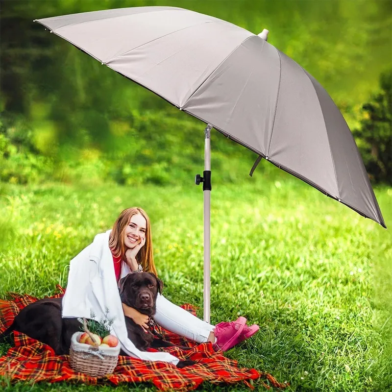 Parasol Łamany Ogrodowy Plażowy Regulowany Stabilny Solidny 190 cm GARDIVA