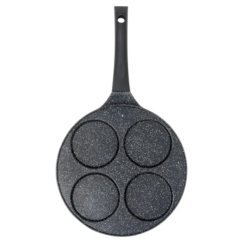 Patelnia Granitowa Do Jajek Placków Gaz Indukcja 4 Otwory 26 cm MEBLIVA