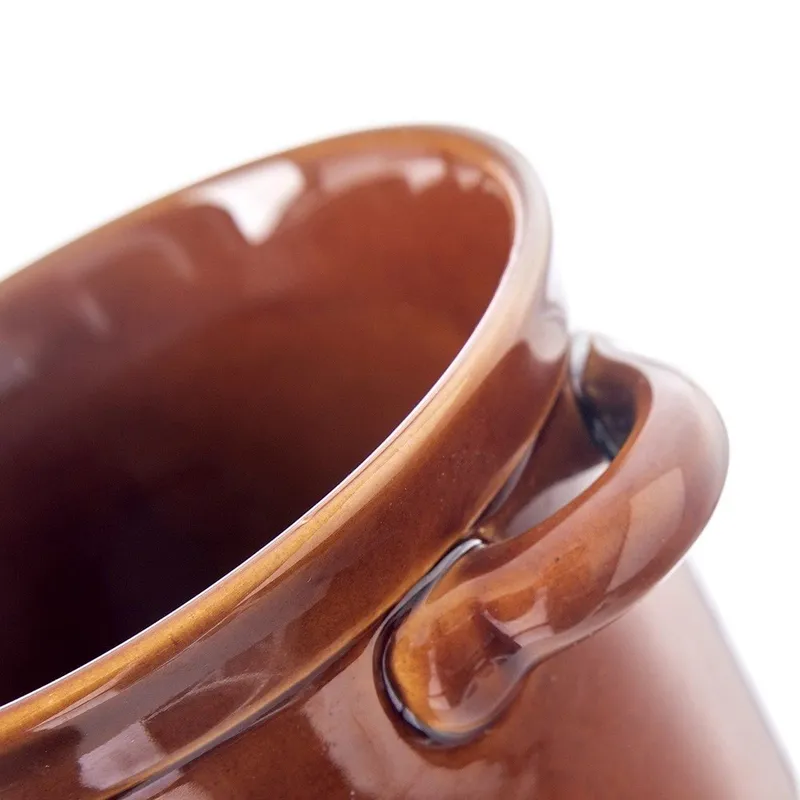 Pojemnik Garnek Do Marynowania Kiszenia Ceramiczny Z Pokrywką 650 MEBLIVA