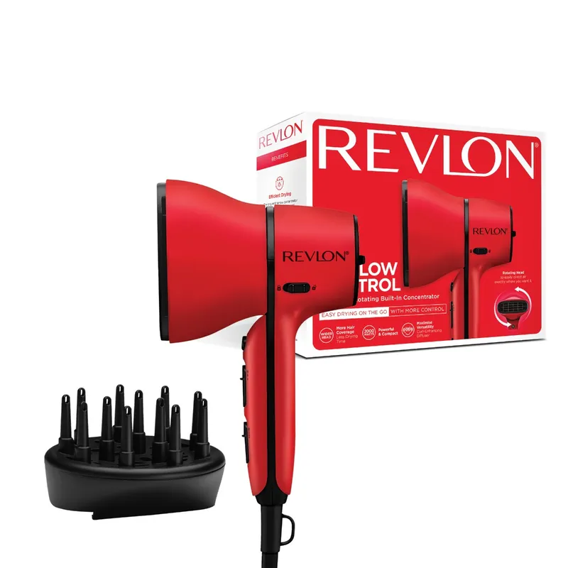 REVLON RVDR5320 Suszarka Do Włosów Z Koncentratorem, Kontrola Przepływy Powietrza