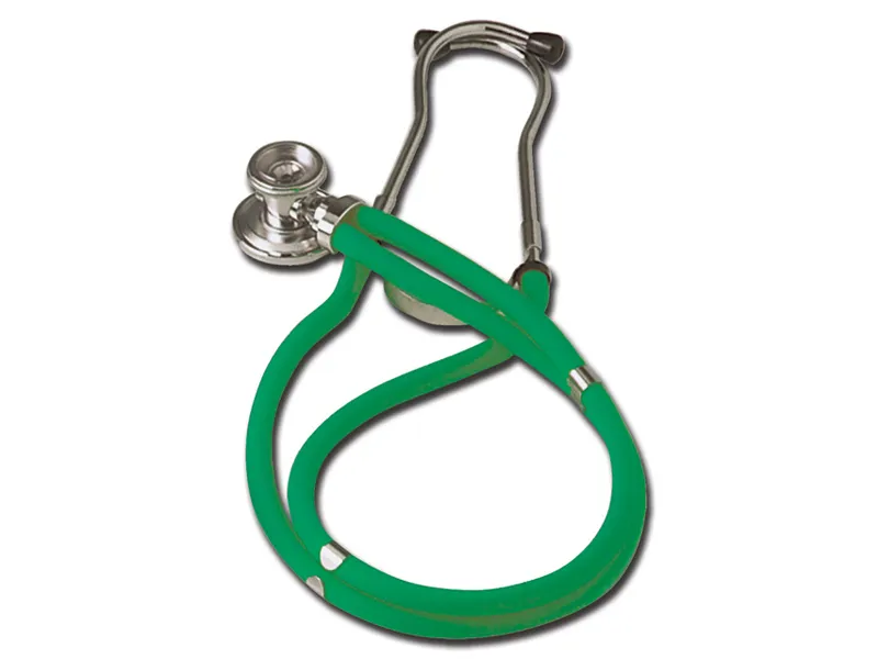 GIMA JOTARAP DOUBLE HEAD/TUBE Stetoskop Internistyczny 5 w 1, 2 Przewody - ZIELONY