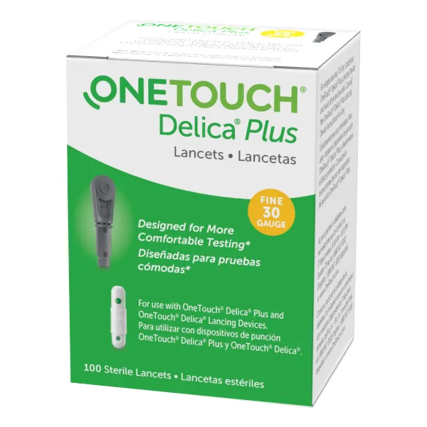 LIFESCAN ONE TOUCH DELICIA PLUS Lancety Do Nakłuwacza Glukozy 30g, 100 szt
