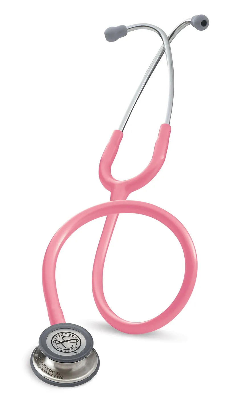 LITTMANN CLASSIC III 5633 PERŁOWY Stetoskop Internistyczny, Dwutonowa Głowica - RÓŻOWY