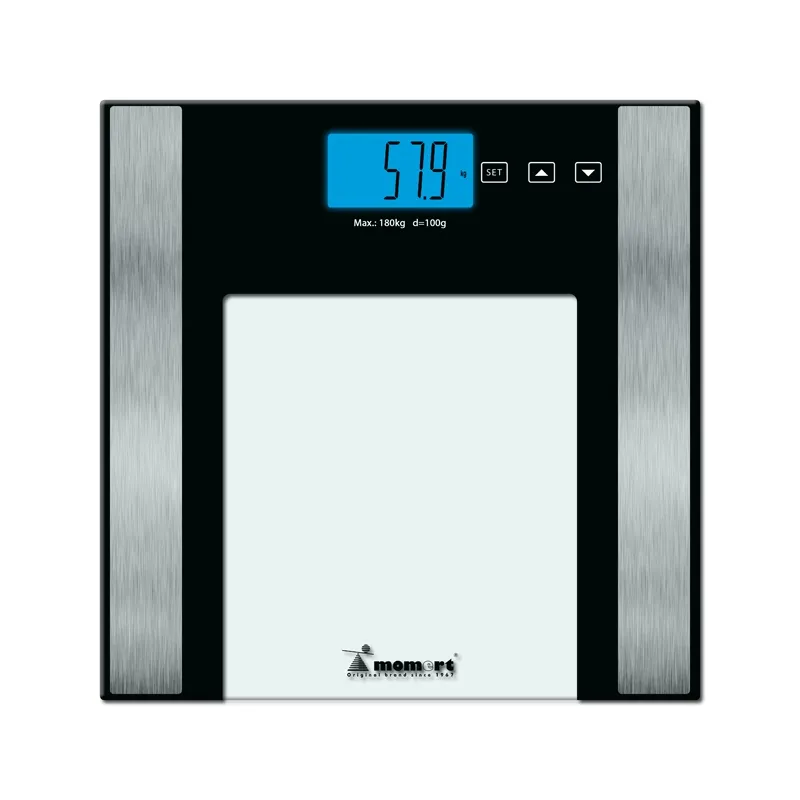 MOMERT 5875 Waga Łazienkowa 7w1, Analiza Składu Ciała, LCD, Pamięć Dla 10 Osób