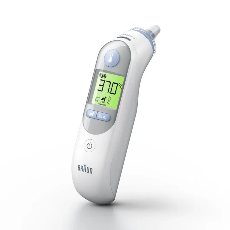 BRAUN IRT6520 THERMOSCAN 7 Termometr Do Ucha Z Age Precision, Podświetlany Wyświetlacz